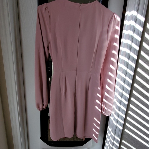 Believe It or Knot Long Sleeve Tie-Front Skater - Picture 4 of 5